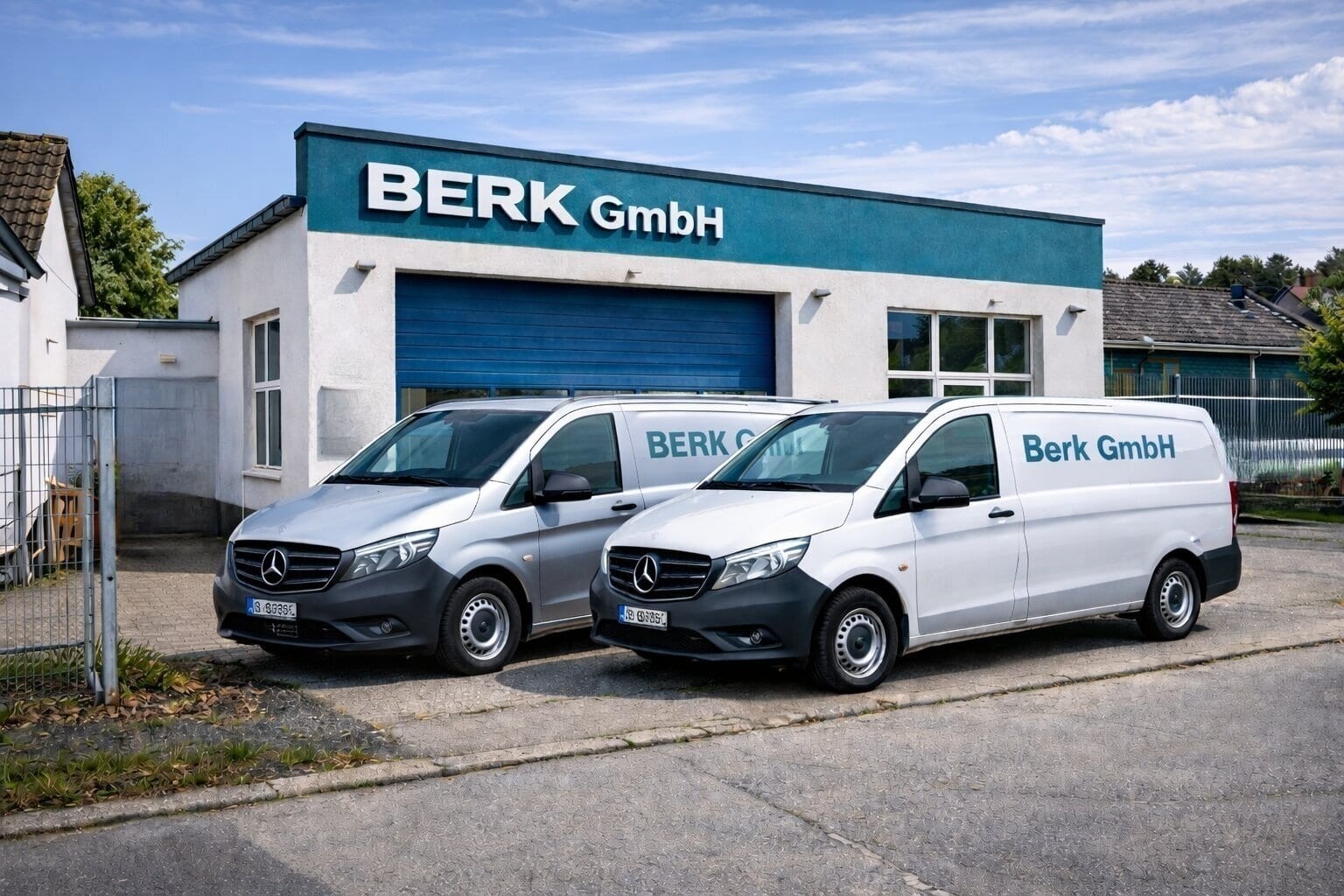 Werkstatt und Serviceautos der Berk GmbH in Viernheim